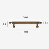 BrassElegance Luxury Antique Brass Handles – Kitchen, Cabinet & Drawer Pulls
