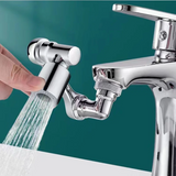 1080° Rotating Faucet Extender Universal – Dual Mode Sprayer Attachment | Flexible Robot Arm | Water Saving Upgrade