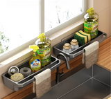 SinkMate Kitchen Sink Organizer – ABS Plastic Sponge & Draining Rack