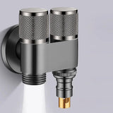 HydroSplit DualFlow Pro Valve – 2-Way Wall Mount Water Splitter Faucet for Toilet & Washing Machine