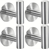 StickMount Stainless Steel Adhesive Wall Hooks – No-Drill Towel & Robe Holder (1–3 Hook Options)
