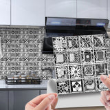 DecoMosaic 3D Peel-and-Stick Mosaic Wall Tiles – 10-Pack Waterproof PVC Stickers for Kitchen & Bathroom