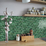 LuxeMarmer Black & White Marble Wall Stickers – Self-Adhesive, Waterproof Tile Decals (1–12 Pieces)