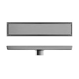AeroDrain Stainless Steel Shower Floor Drain – Odor-Blocking Square Drain Cover in Brushed 304 Stainless Steel