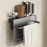 ChefSpace Wall-Mounted Knife Holder with Cutting Board Storage – Stainless Steel | Space-Saving Kitchen Organizer