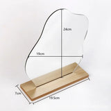 Nubora Cloud-Shaped Irregular Vanity Mirror – Frameless Acrylic Decorative Mirror