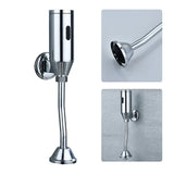 AquaSense Pro Touchless Flush Valve – Automatic Sensor Urinal Flush System | Solid Brass Body | Stainless Steel S-Pipe | 5-Layer PVD Finish