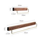 AquaLux 24-Inch Towel Bar with Hook – Chrome & Stainless Steel