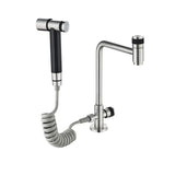 SteelFlow Pro360 Stainless Steel Utility Faucet – 360° Swivel Cold Water Kitchen & Outdoor Sink Tap