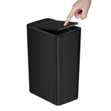 EcoPress 2.6 Gallon Bathroom Trash Can – Compact & Hygienic with Push Lid