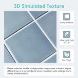 TileFlex 3DStyle Peel-& -Stick Wall Tiles – Self-Adhesive PVC Decorative Backsplash Panels with Realistic Textured Finish