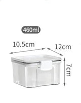 ClearFresh Airtight Storage Jars Set – Large Kitchen Grain Containers | Moisture Proof Acrylic Canisters | Modern Pantry Organizer