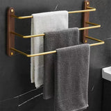 TwinStand Double Towel Rack – Freestanding Metal Countertop Holder (Under 20 Inches)