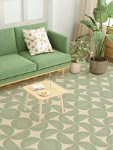 NordicTyle 12-Piece Scandinavian Floor & Wall Sticker Set – Thick PVC Tiles with Strong Adhesion for Modern Home Decor