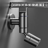 SlimTap ProWall Stainless Steel In-Wall Utility Faucet – Space-Saving Cold Water Wall Mount faucet for Laundry, Mop & Cleaning Sinks