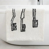 SoftStep Luxe Non-Slip Bath Mat – Absorbent Velvet Rug for Bathroom, Living Room & Bedroom