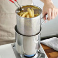 TempuraPro – Japanese Deep Fryer Pan Set | Oil-Saving 304 Stainless Steel