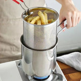 TempuraPro – Japanese Deep Fryer Pan Set | Oil-Saving 304 Stainless Steel