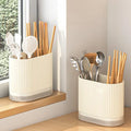 Organix – Multifunctional Cutlery Holder with Drain & Wall Mount (No Drilling Required)