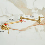 RoyalPour – Luxury Wall-Mount Gold Pot Filler Faucet | Stylish & Functional