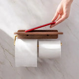 EverWood Paper Towel Holder – Solid Wood & Stainless Steel