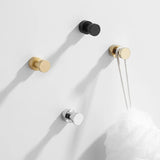 ChromeGrip Self-Adhesive Wall Hooks – Heavy-Duty Brass Hooks for Bathroom, Kitchen, Entryway & Bedroom