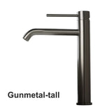 RoseElevate LuxeTall – Brushed Rose Gold High Arc Bathroom Faucet | Modern Single-Handle Vessel Sink Mixer