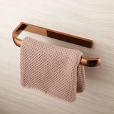 Aurielle Luxury Rose Gold Bathroom Hardware Set – 5-Piece Wall-Mounted Solid Brass Accessory Collection