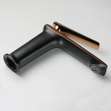 Luxury Black White Rose Gold Bathroom Faucet Premium – Single Handle Basin Mixer | Hot & Cold Water Control | Modern Brass Design