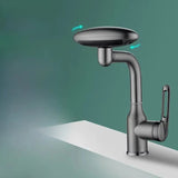 Futuristic Waterfall Bathroom Faucet with 4 Flow Modes and Hot Cold Mixer
