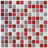 CrystalMosaic 3D Tile Stickers – Self-Adhesive Waterproof Glass-Look Wall Covering for Kitchen & Bathroom (5/10 Pieces)