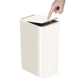 EcoPress 2.6 Gallon Bathroom Trash Can – Compact & Hygienic with Push Lid