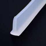 HydroSeal FlexGuard Silicone Water Barrier Strip – Self-Adhesive Shower Dam, Door Seal & Kitchen Splash Guard