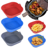 AirBake – Silicone Airfryer Pan & Baking Tray | Reusable Square BBQ & Oven Mat