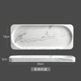 MarbleElegance 4-Piece Bathroom Accessory Set – Resin Marble Finish