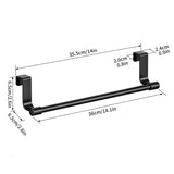 CabinHang – Stainless Steel Kitchen Towel Rack (No Drilling Required)