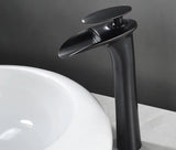 Modern White Waterfall Bathroom Sink Faucet – Single Handle Basin Mixer
