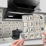 DecoMosaic 3D Peel-and-Stick Mosaic Wall Tiles – 10-Pack Waterproof PVC Stickers for Kitchen & Bathroom