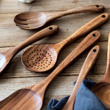 EcoWood – Luxury Wooden Cookware Set with Storage Bucket