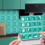 DecoMosaic 3D Peel-and-Stick Mosaic Wall Tiles – 10-Pack Waterproof PVC Stickers for Kitchen & Bathroom