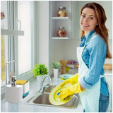 SoapStation Ultra 5-in-1 Sink Organizer – Dual Soap Dispenser, Sponge Holder, Cloth Rack & Drip Tray Kitchen Cleaning System