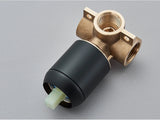 Dual Function Shower Mixer Valve Black Chrome – Concealed Brass Hot Cold Control | Diverter Valve | Modern Bathroom Fixture