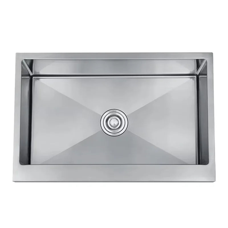 ForgeSquare Handmade Stainless Steel Kitchen Sink – Modern Square Design