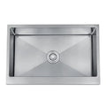ForgeSquare Handmade Stainless Steel Kitchen Sink – Modern Square Design