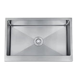 ForgeSquare Handmade Stainless Steel Kitchen Sink – Modern Square Design