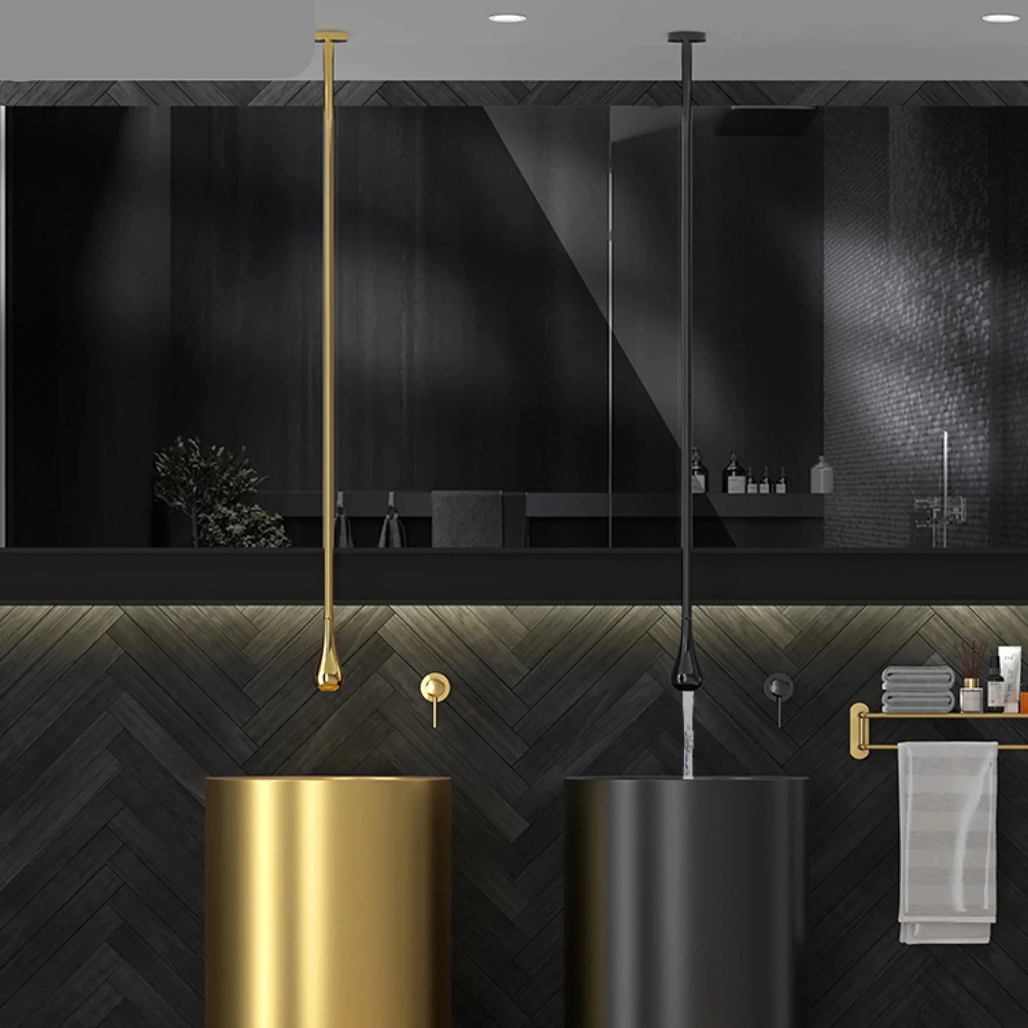 Luxury Brass Wall-Mounted Faucet | Modern Design | Premium Quality
