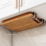 AquaDry Stainless Steel Sink Sponge Holder – Self Adhesive Drain Rack Organizer | Kitchen Wall Hook Storage | Space Saving Design