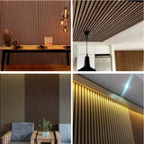 OakSilence Flexible Acoustic Wall Panel – Modern Oak Finish Sound Absorption Panel (0.83 in Thick)