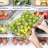 FridgeMaster – Transparent Kitchen Storage Box for Fruits, Vegetables & Eggs