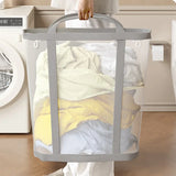 BreezeFold Collapsible Laundry Hamper  – Breathable & Versatile Storage